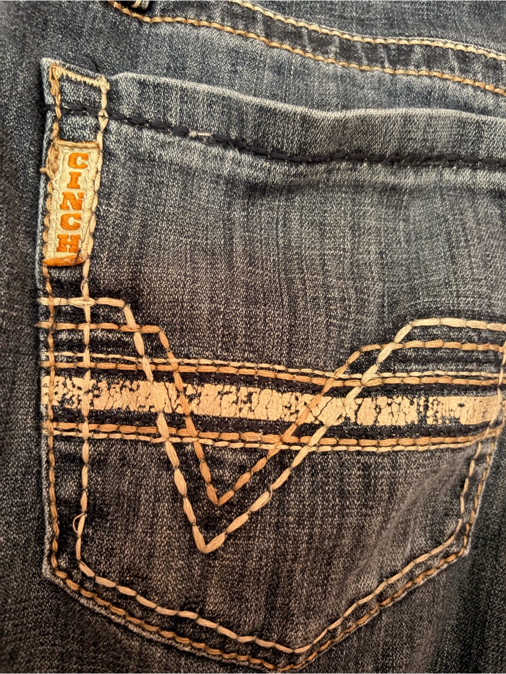 Cinch Blue Denim Jeans- Washed, but never worn 🤷🏻♀️ - Picture 2 of 5